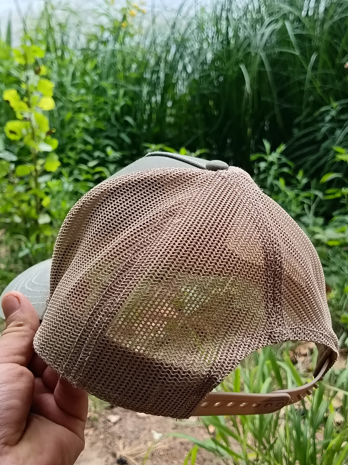 Casquette Trucker CarpFishingFrance – Kaki/Beige