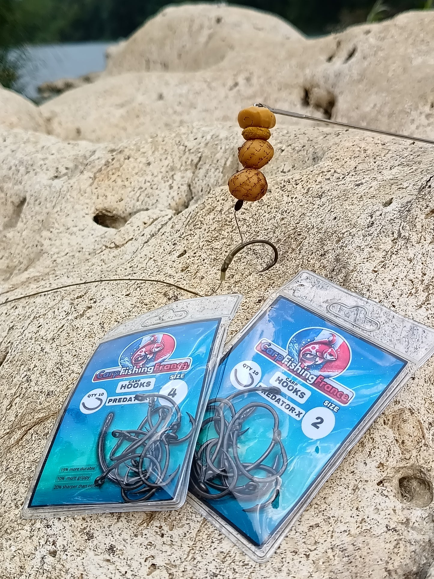 Hameçons carpe premium ultra résistants 4' / 10pcs