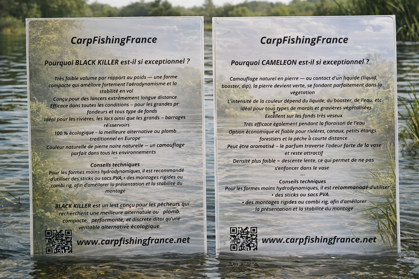 Kit complet ECO en pierre – prêt à pêcher